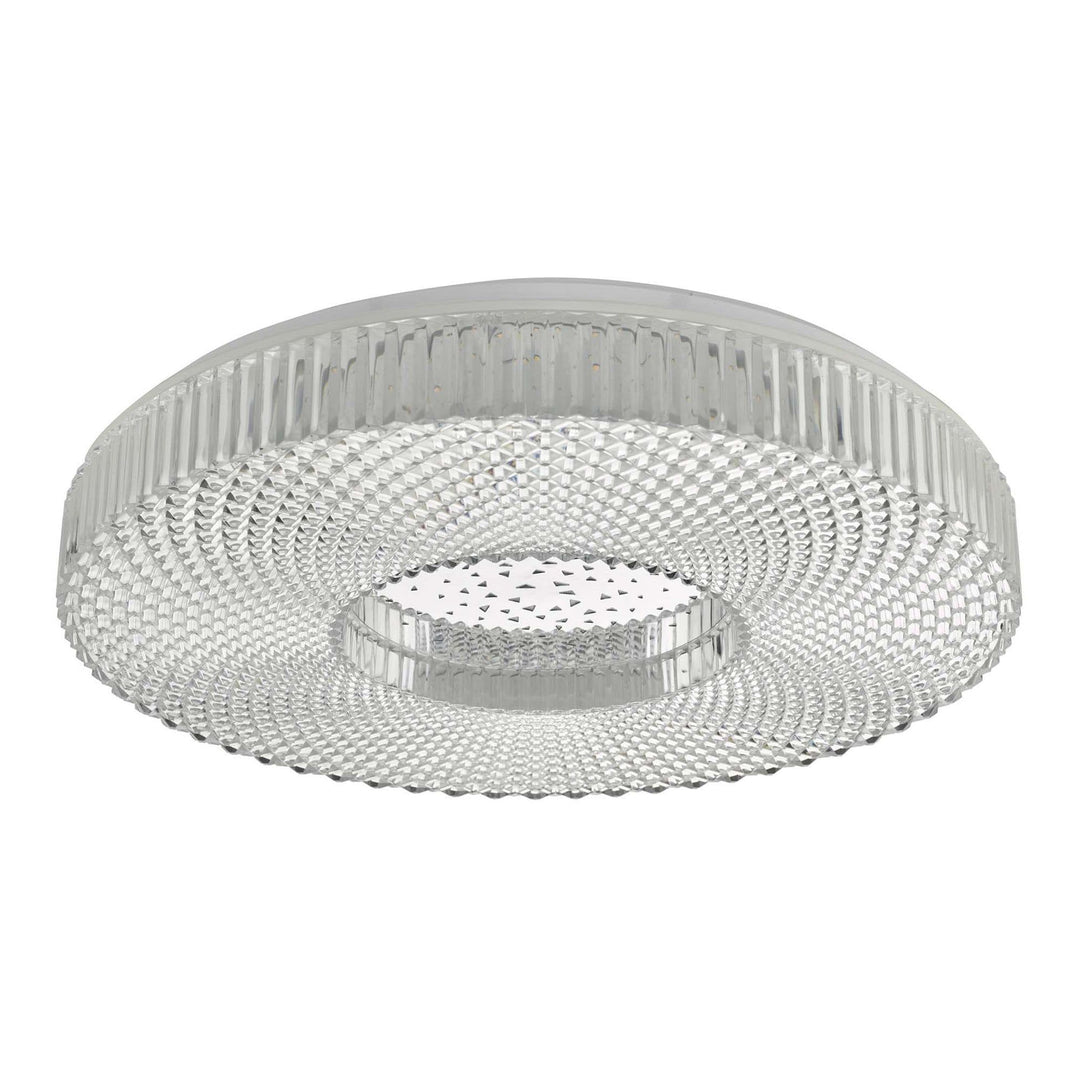 Dar CIM4808 | Cimona | Acrylic LED Flush Ceiling Light | Large