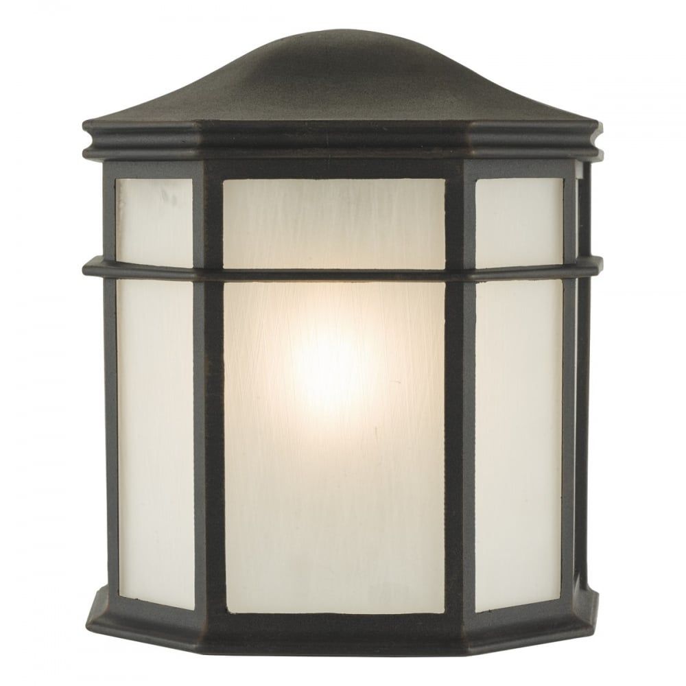 Dar DUL2122 | Dulbecco | Outdoor Wall Lantern | Black | 1 Light