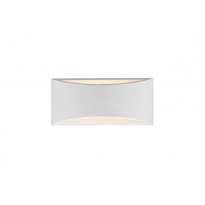 Dar HOV372 | Hove Wall Bracket | Large White Plaster Light Fixture