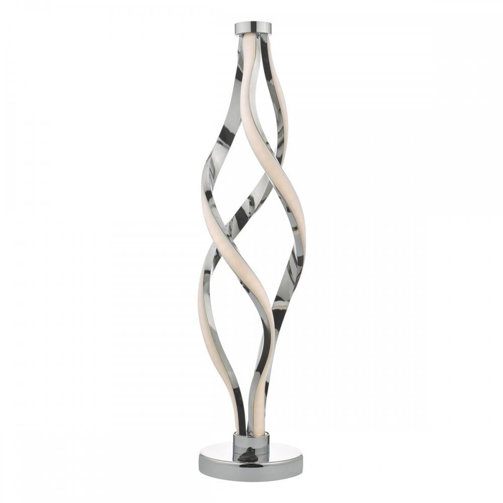 Dar JIV4268 | Jive Table Lamp with LED | Aluminium Finish