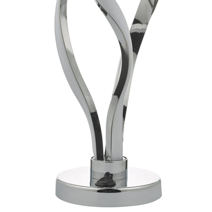 Dar JIV4268 | Jive Table Lamp with LED | Aluminium Finish
