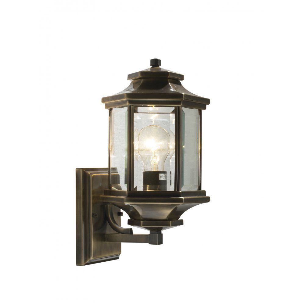 Dar LAD1675 | Ladbroke | Antique Brass Outdoor Light