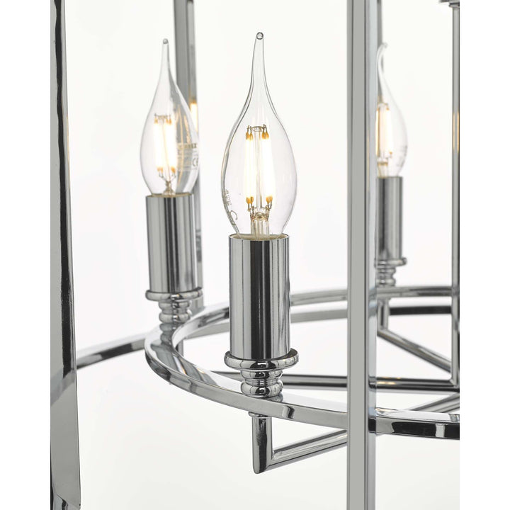 Dar MYK0650 | Myka | 6-Light Pendant in Polished Chrome