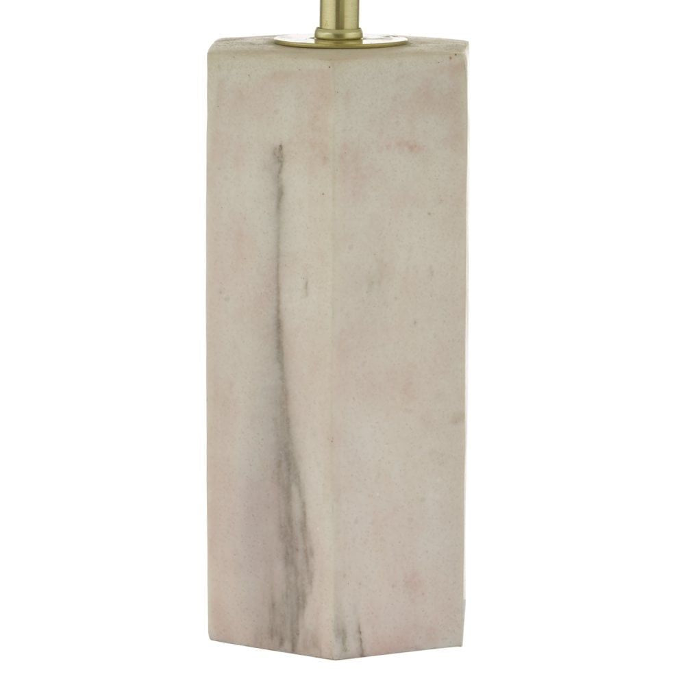 Dar NAL4203 | Nalani Table Lamp | Pink Marble Effect With Shade