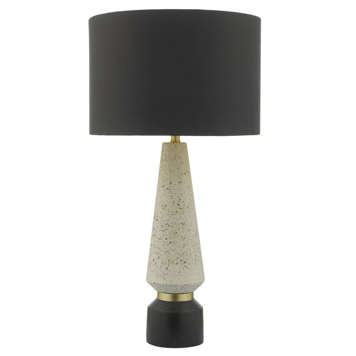Dar ONO4255 | Onora Table Lamp | White & Black with Shade
