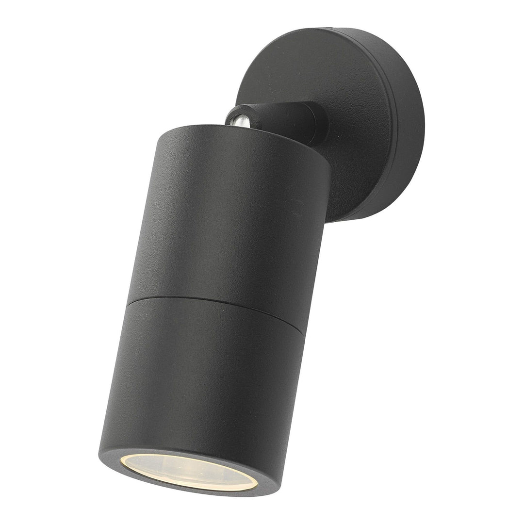 Dar ORT0722 | Ortega 1 Light Wall Light | Black IP65