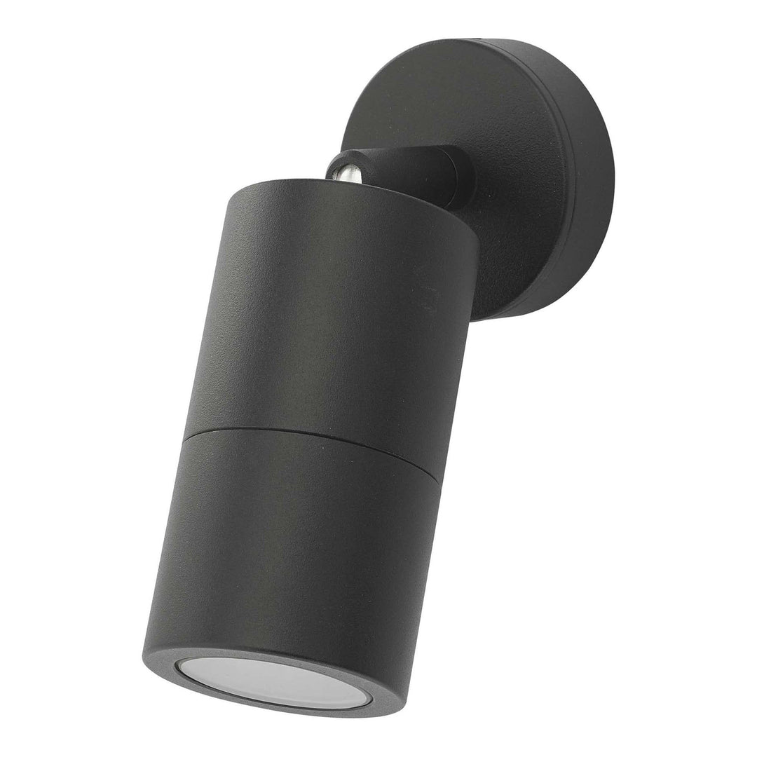 Dar ORT0722 | Ortega 1 Light Wall Light | Black IP65