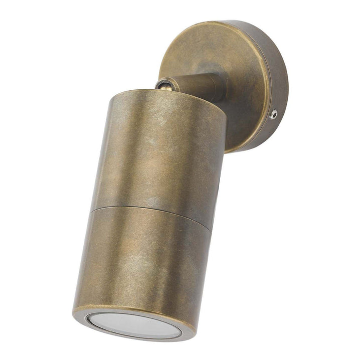 Dar ORT0775 | Ortega 1 Light Wall Light | Antique Brass