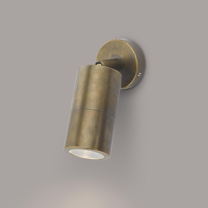 Dar ORT0775 | Ortega 1 Light Wall Light | Antique Brass