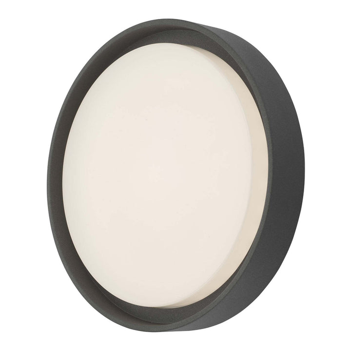 Dar RAL5039 | Ralph Round Flush | Large Anthracite IP65 LED Light