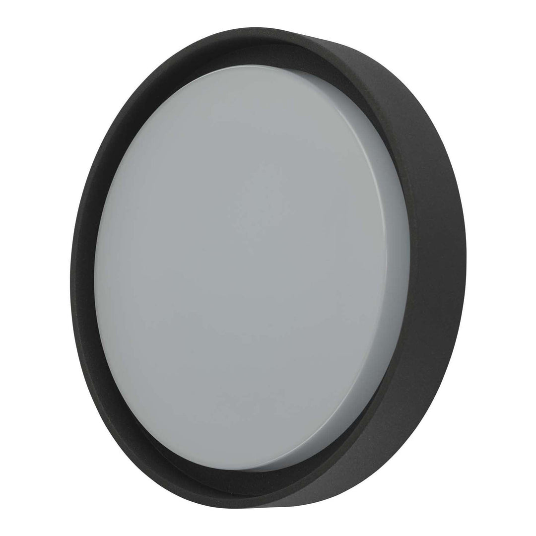 Dar RAL5039 | Ralph Round Flush | Large Anthracite IP65 LED Light