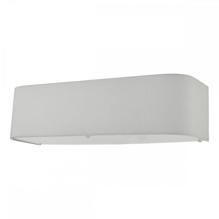 Dar RON092 | Ronda 2 Light Wall Light | Ivory Fabric Shade