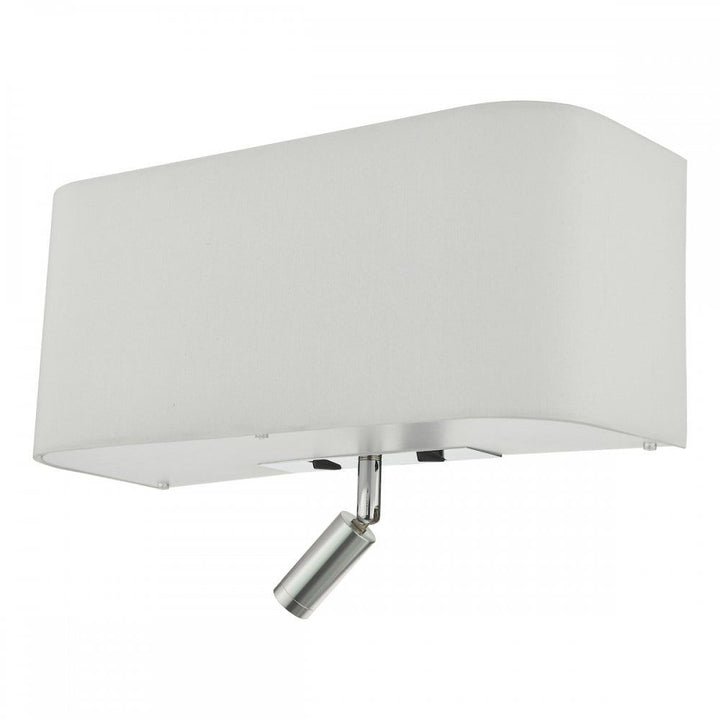 Dar RON712L | Ronda Wall Light | Ivory with LED Reading Light