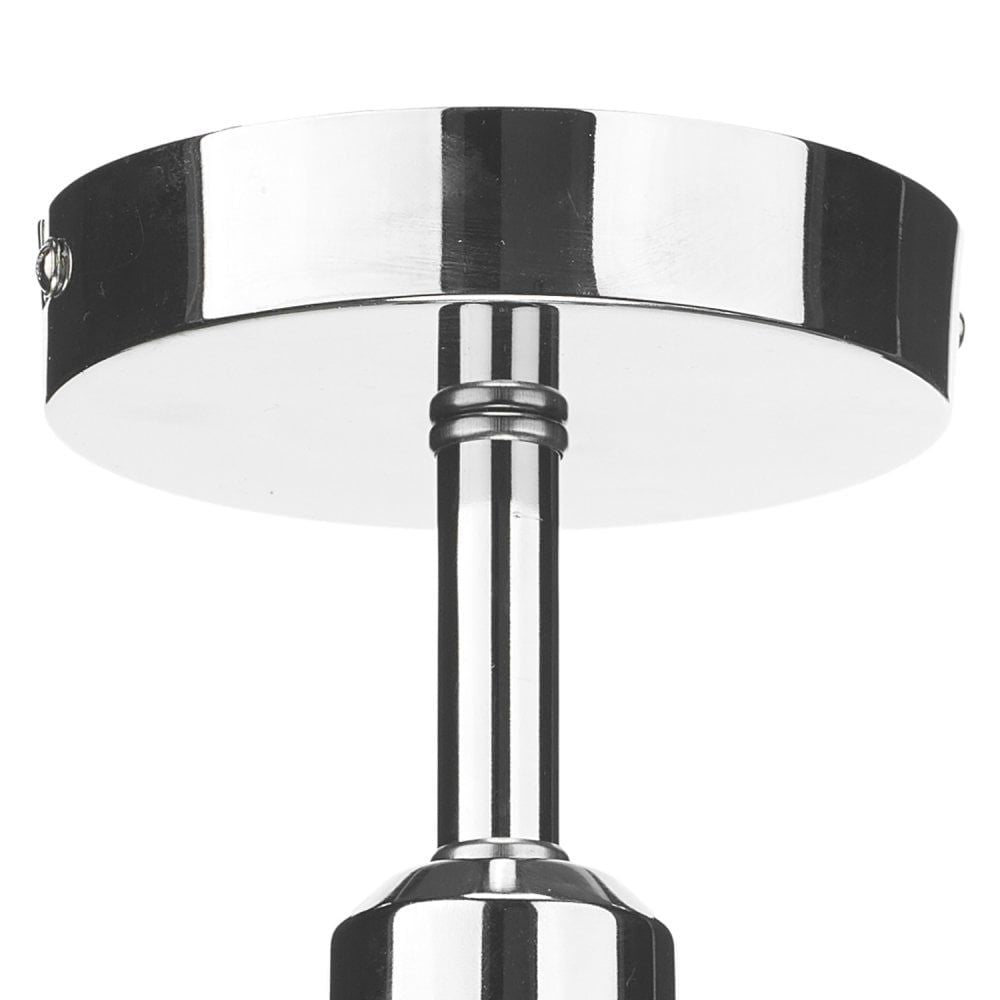 Dar SF0150 | Semi Flush Suspension | Polished Chrome Ceiling Light