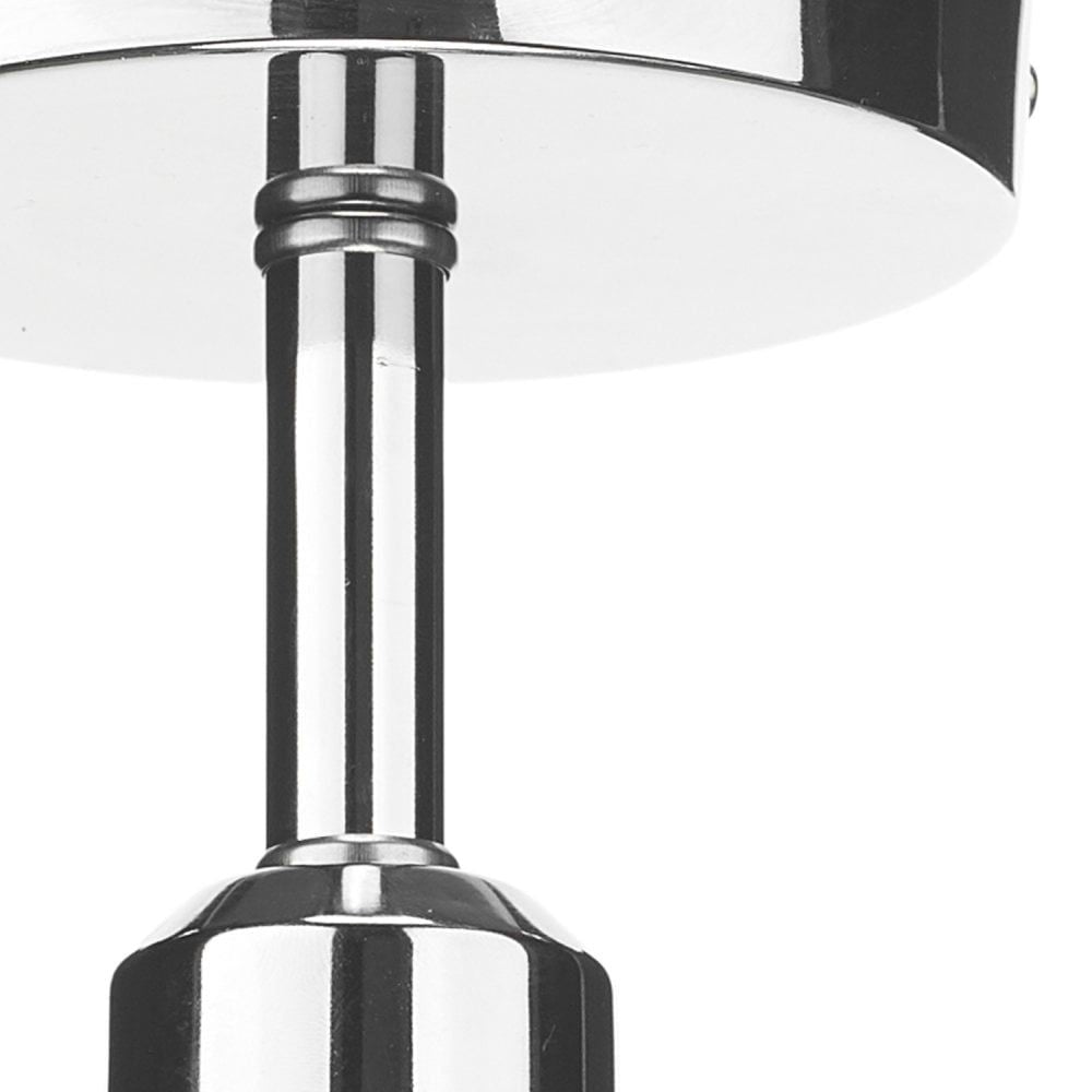 Dar SF0150 | Semi Flush Suspension | Polished Chrome Ceiling Light