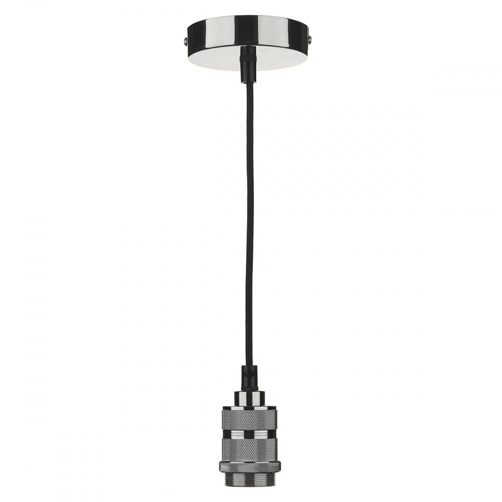 Dar SP8667 | 1 Light E27 Decorative Suspension | Gun Metal