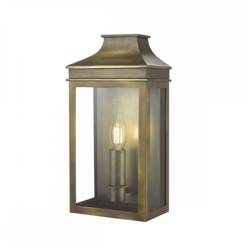 Dar VAP5245 | Vapour Single Coach Lantern | Weathered Brass