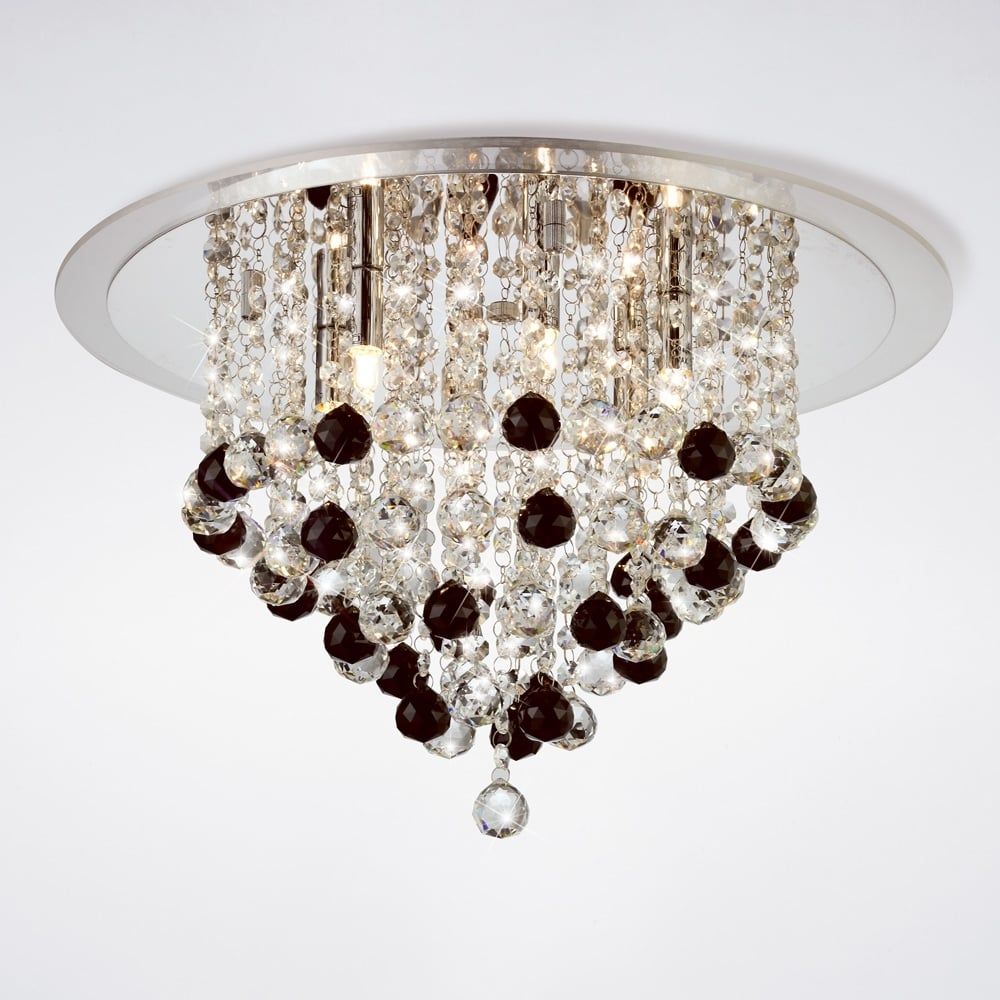 Diyas IL30008BL Atla Ceiling Light Polished Chrome