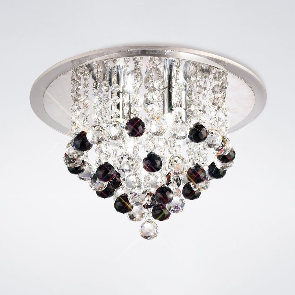 Diyas IL30009BL Atla Ceiling Light Polished Chrome