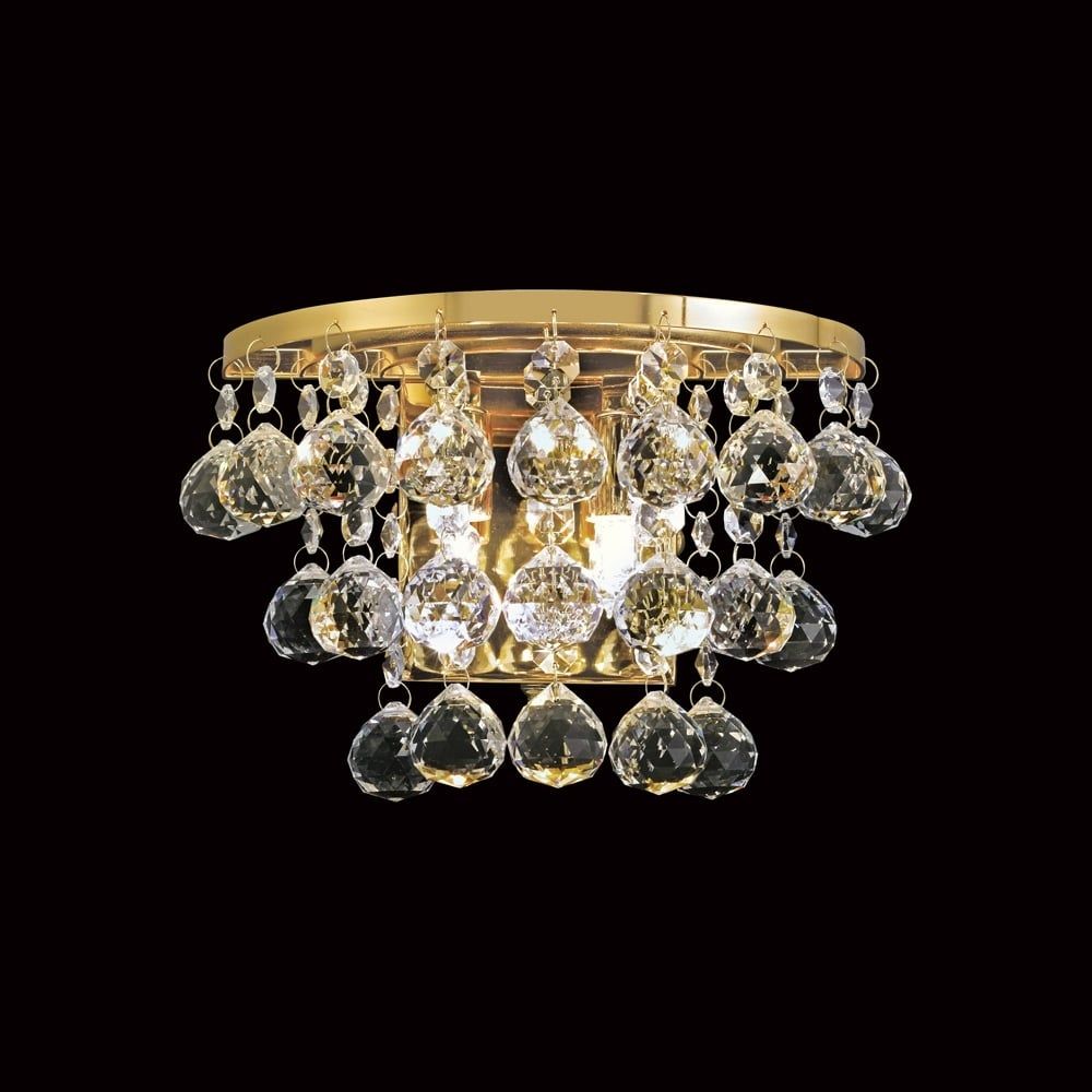 Diyas IL30214 Atla Gold Wall Light
