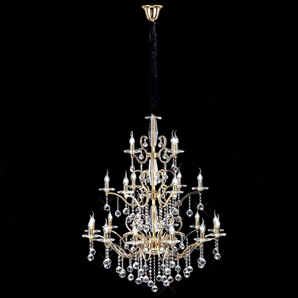 Diyas IL30226+4+12 Zinta Pendant French Gold/crystal