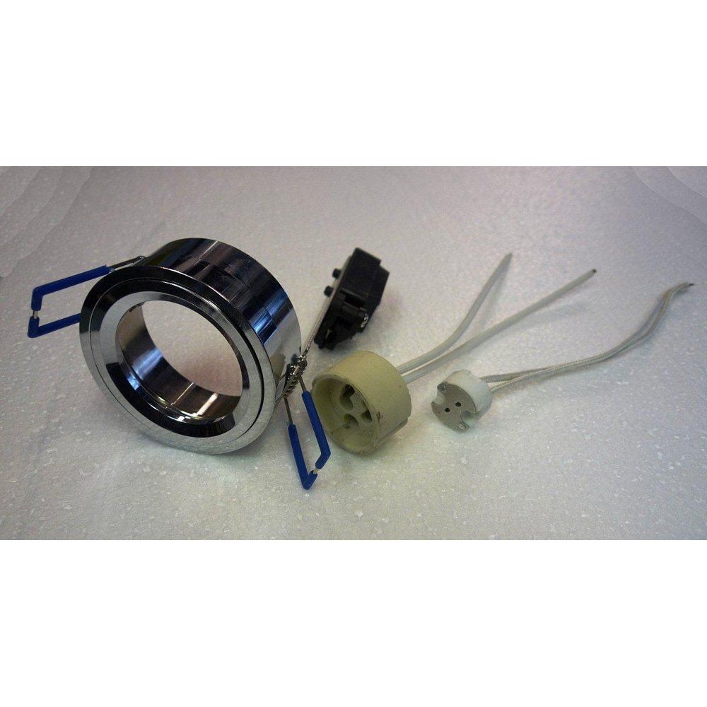 Diyas IL30800CH Polished Chrome Downlight Lamp Holder Retaining Ring