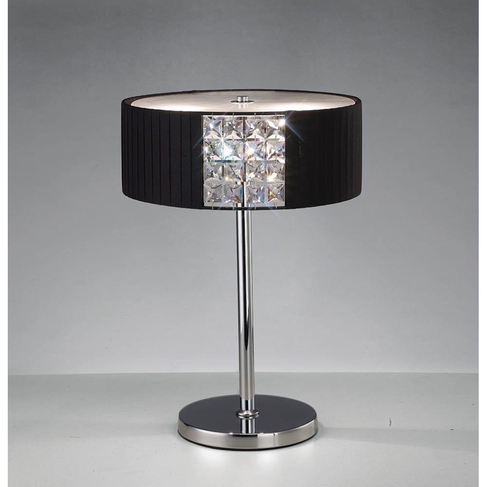 Diyas IL31170/BL Evelyn Table Lamp Chrome/crystal