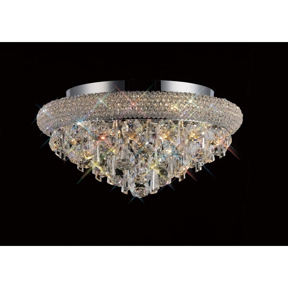 Diyas IL31445 Alexandra Ceiling Polished Chrome/crystal