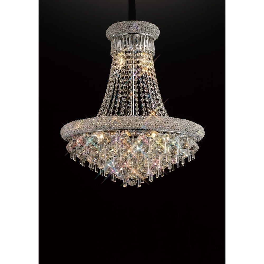 Diyas IL31451 Alexandra Pendant Chrome/crystal