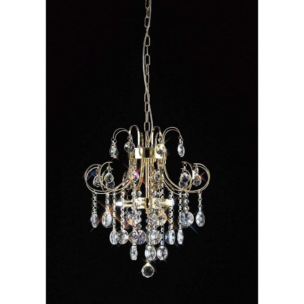Diyas IL32054 Rosina Pendant French Gold/crystal