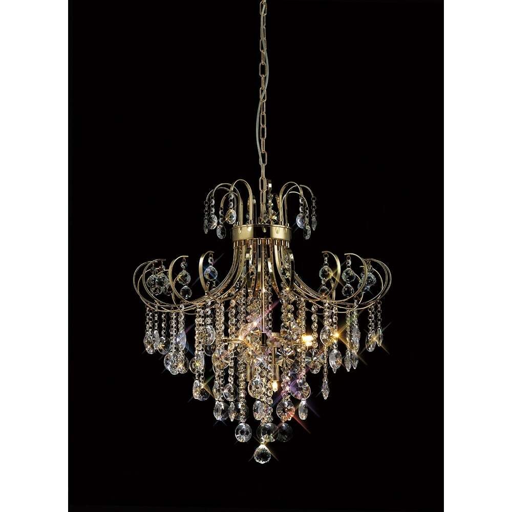Diyas IL32056 Rosina Pendant French Gold/crystal