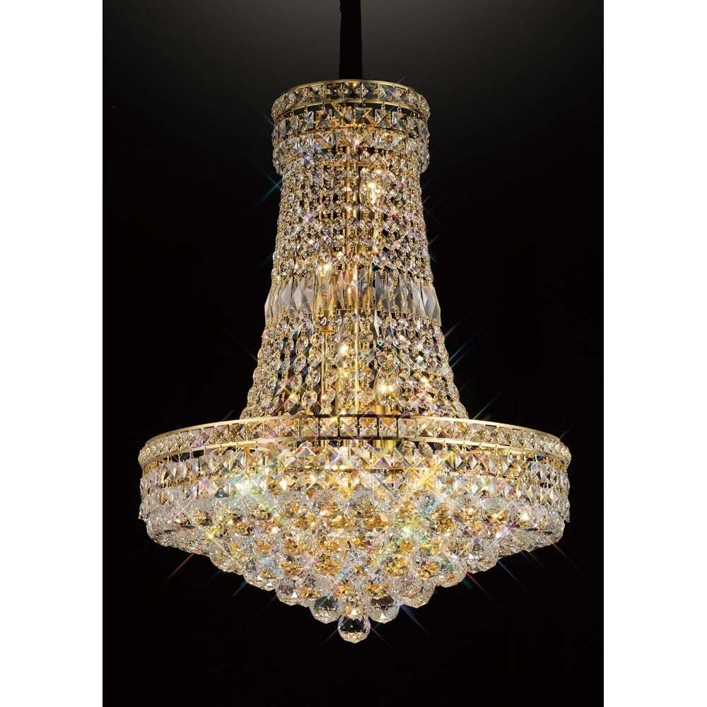 Diyas IL32090 Frances Pendant French Gold/crystal