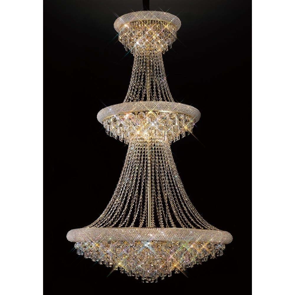 Diyas IL32115 Alexandra Pendant French Gold/crystal