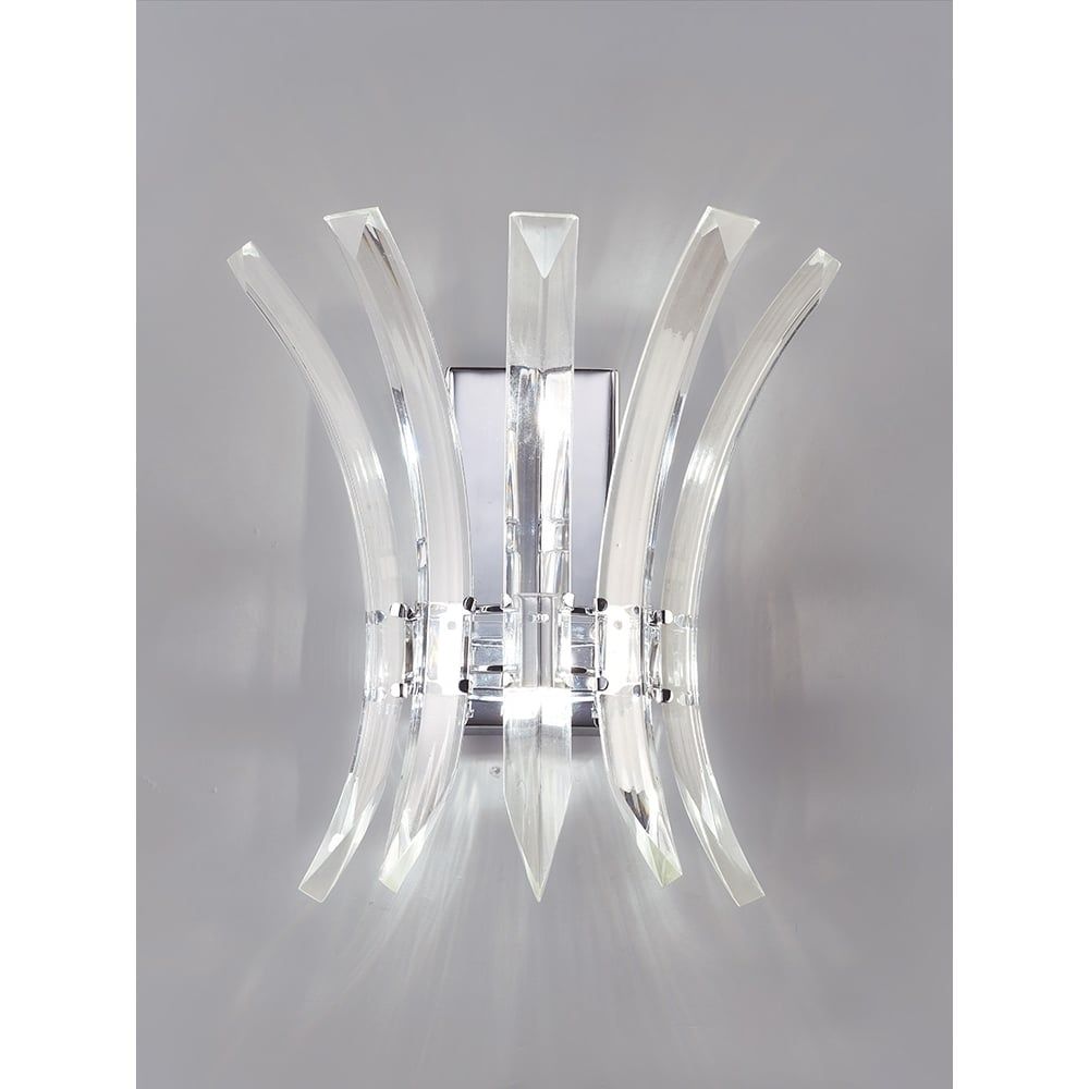 Diyas IL50440 Sinclair Wall Lamp Polished Chrome