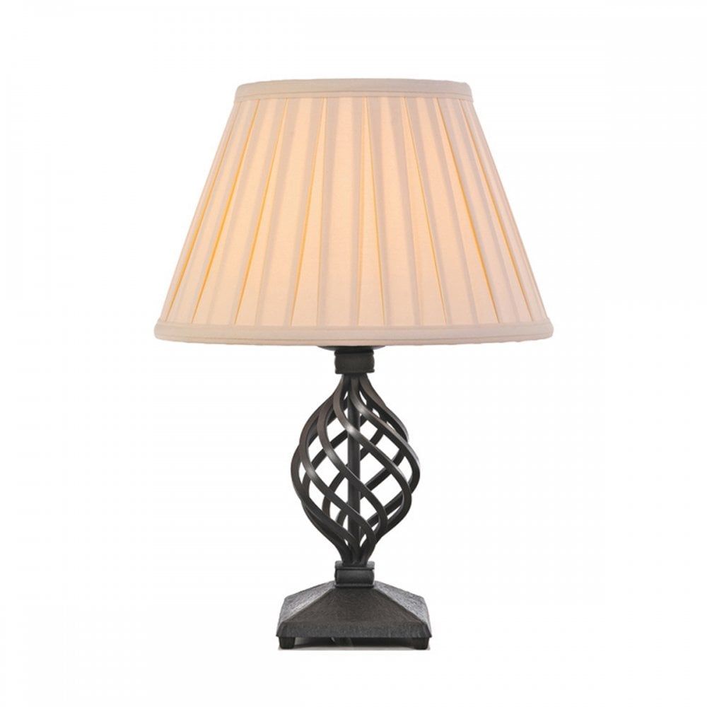 Elstead BELFRY/TL Belfry One Light Table Lamp Black