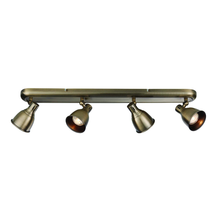 Endon 76280 Westbury 4 Light Spotlight Brass
