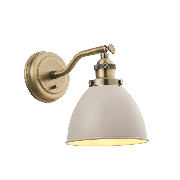 Endon 76330 Franklin 1 Light Wall Light Taupe