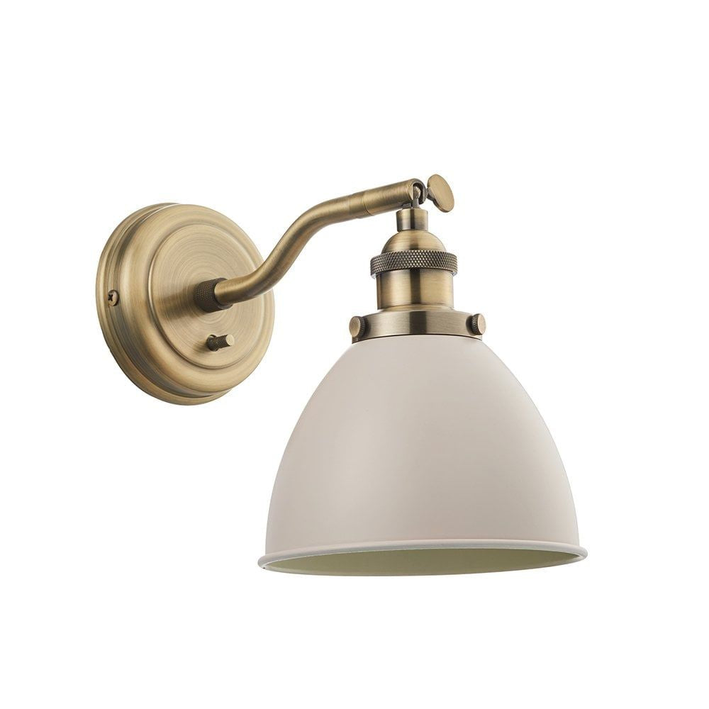 Endon 76330 Franklin 1 Light Wall Light Taupe