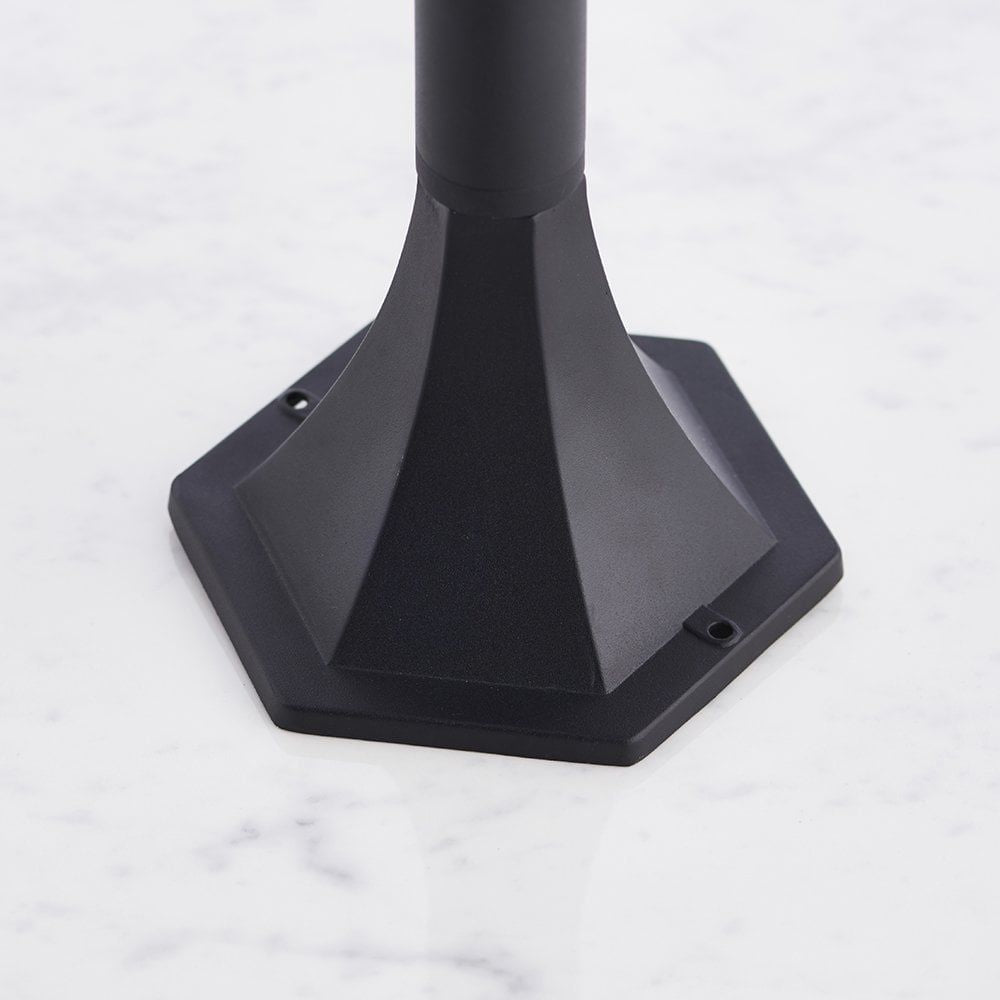 Endon 76550 Burford 1 Light Floor Lamp Outdoor Matt Black