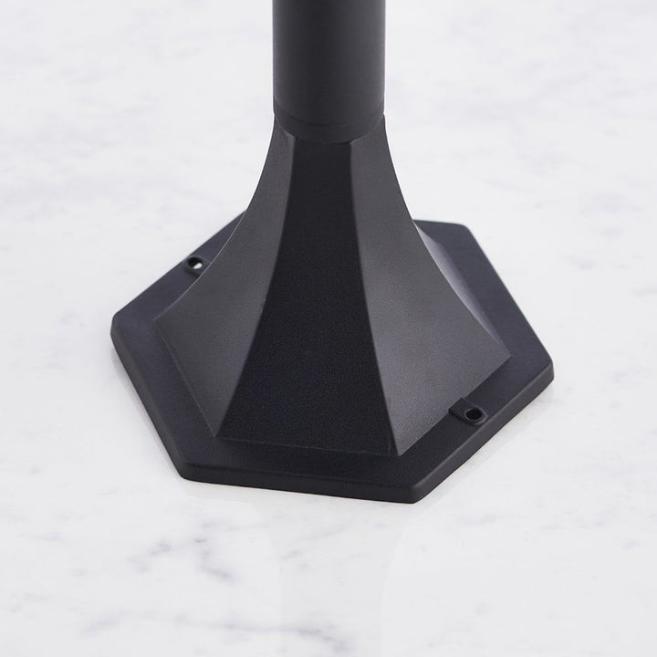 Endon 76550 Burford 1 Light Floor Lamp Outdoor Matt Black