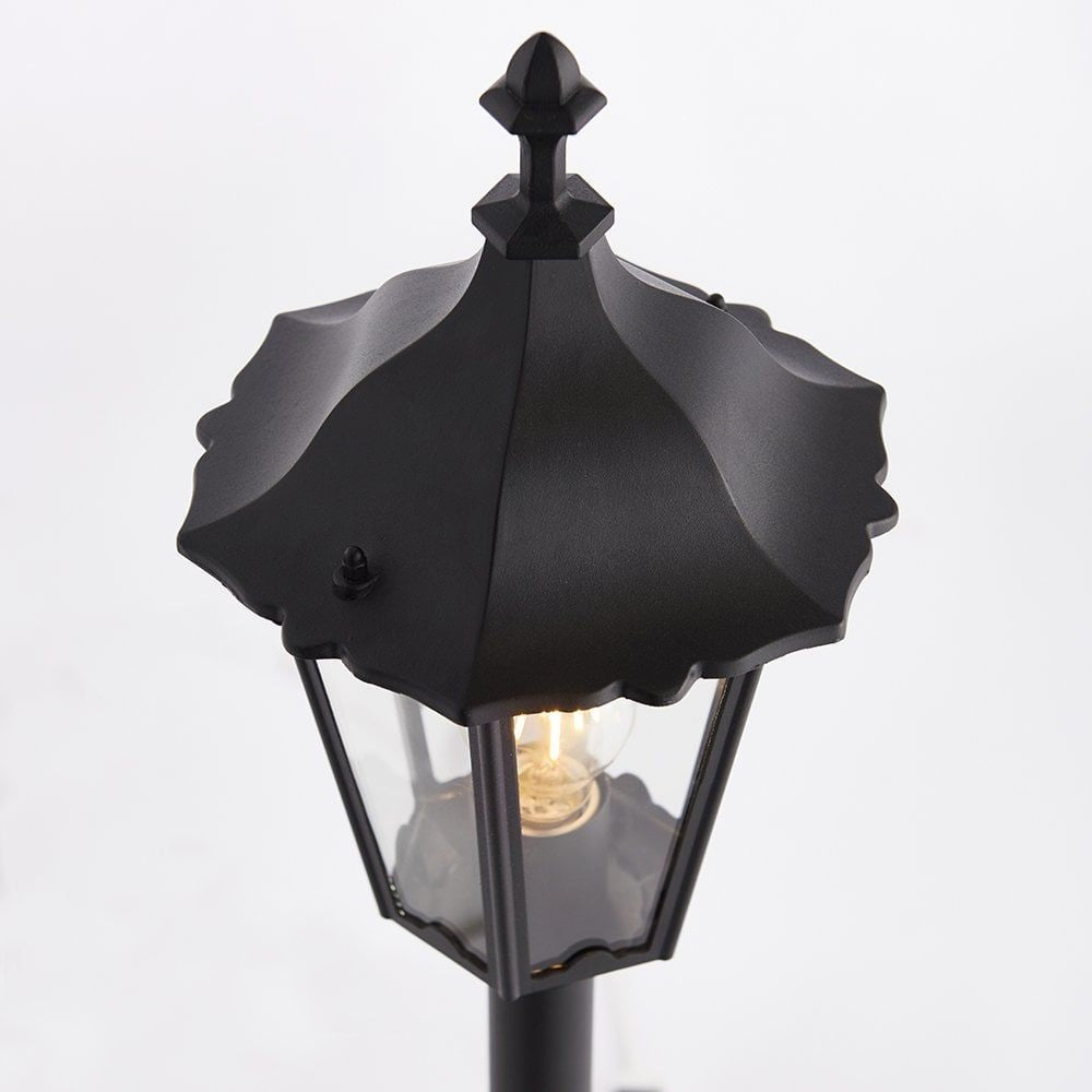 Endon 76550 Burford 1 Light Floor Lamp Outdoor Matt Black