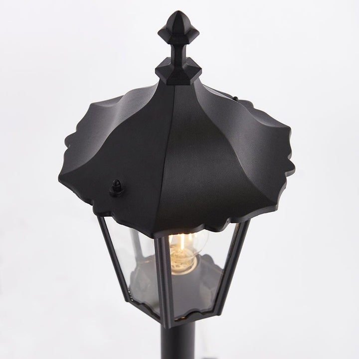 Endon 76550 Burford 1 Light Floor Lamp Outdoor Matt Black