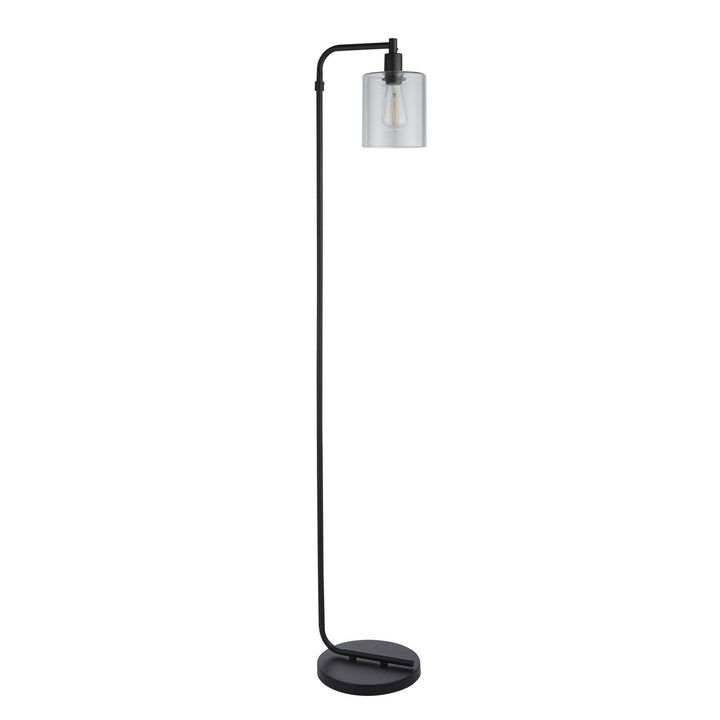 Endon 95456 Toledo 1 Light Floor Lamp Black Clear