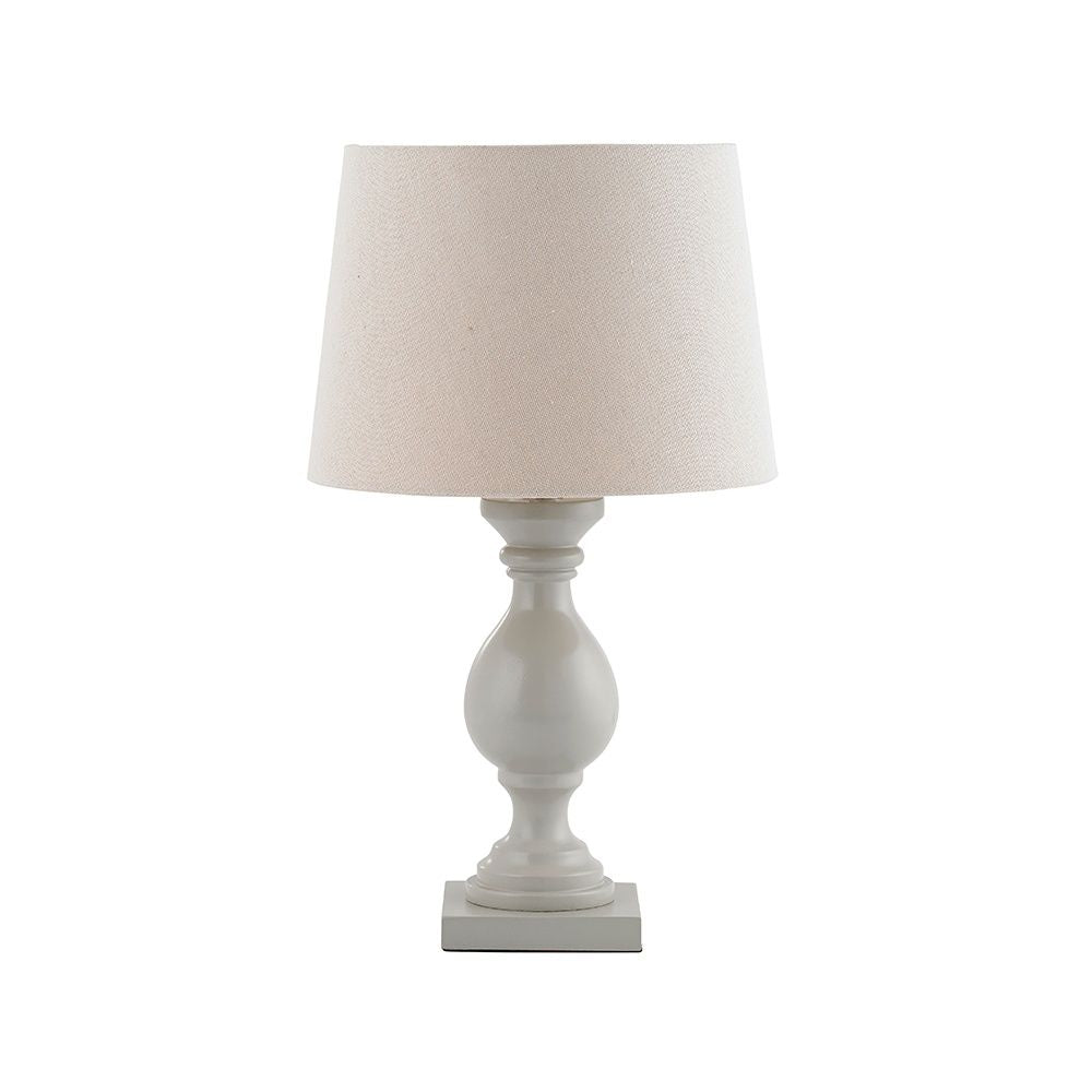 Endon MARSHAM-TLTA Painted Wooden Table Lamp Taupe