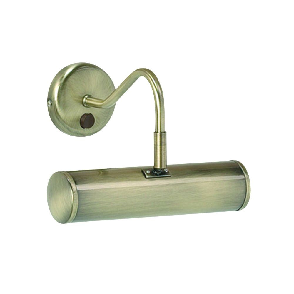 Endon PL200-E14-SWAN Antique Switched Picture Light
