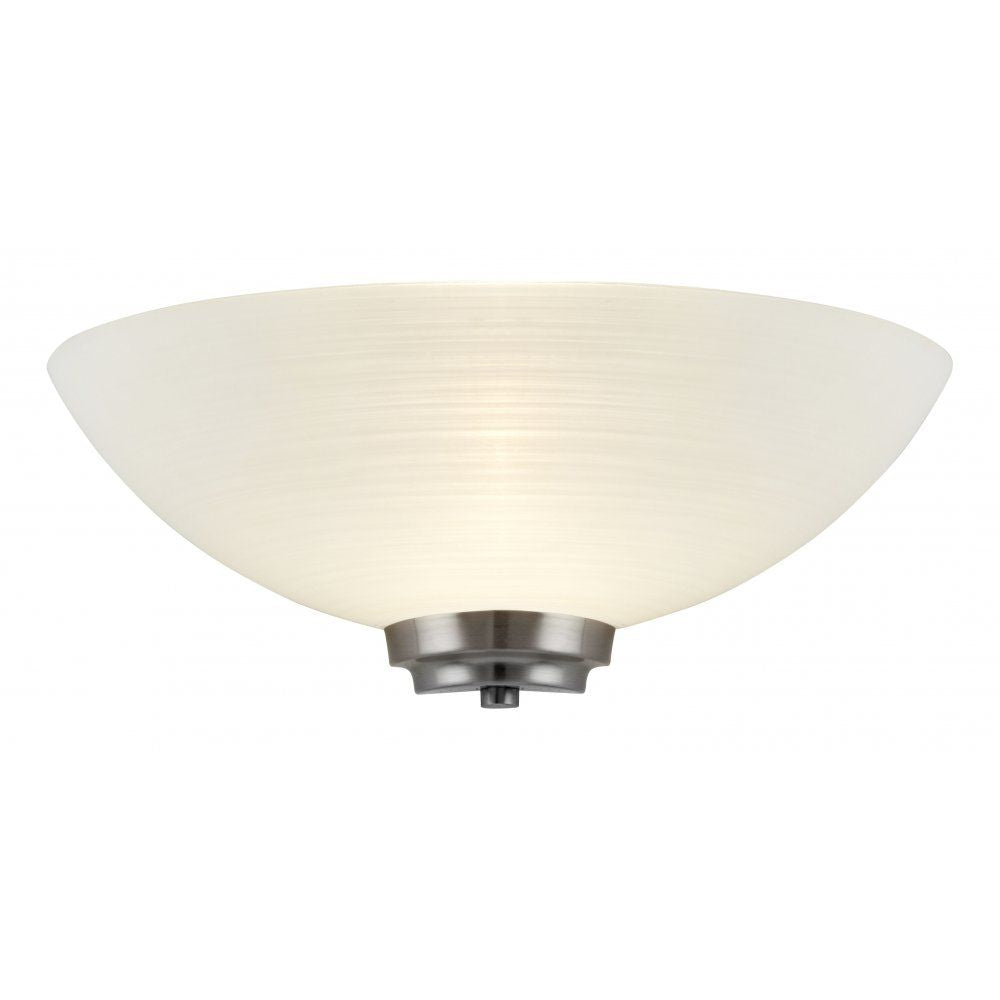 Endon WELLES-1WBSC 1 Light Wall Light In Satin Chrome
