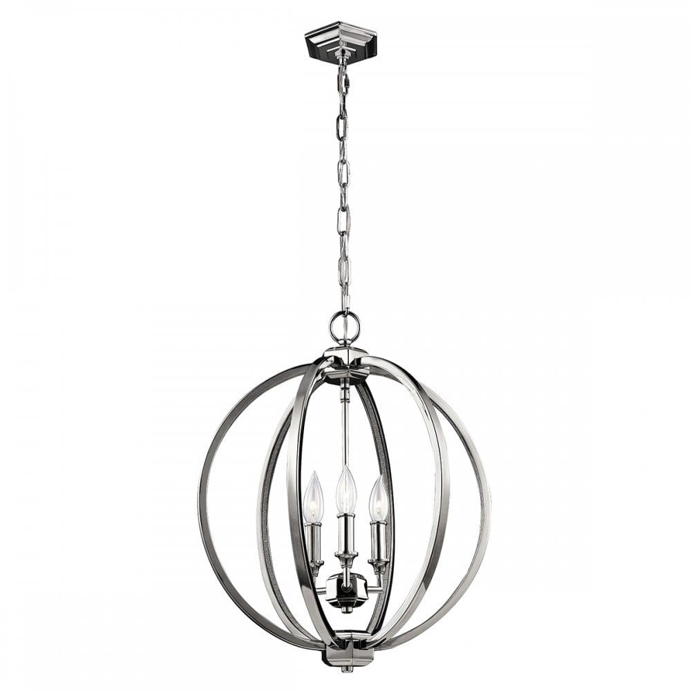 Feiss FE/CORINNE/3P/M Corinne 3 Light Medium Pendant