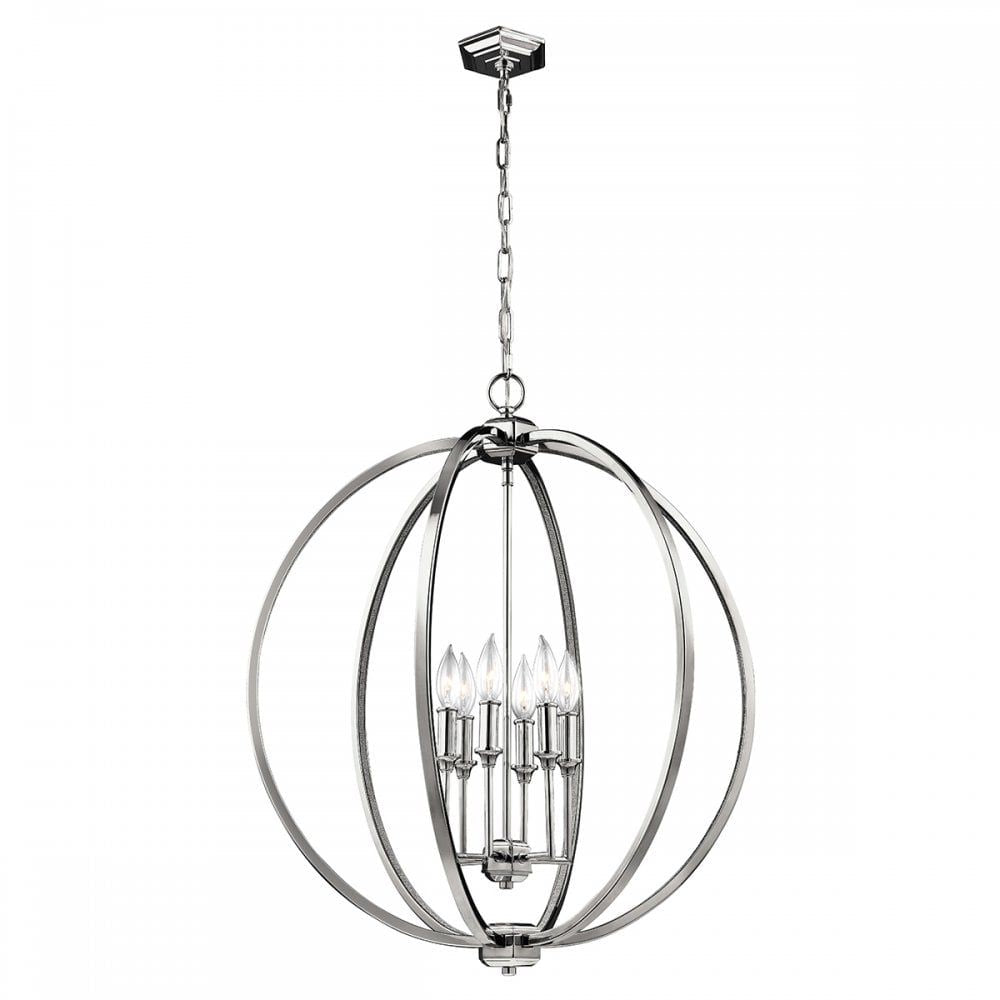 Feiss FE/CORINNE/6P/L Corinne 6 Light Pendant