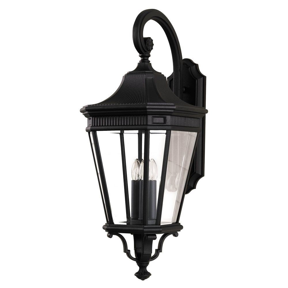 Feiss FE/COTSLN2/L BK Cotswold Lane Large Wall Lantern
