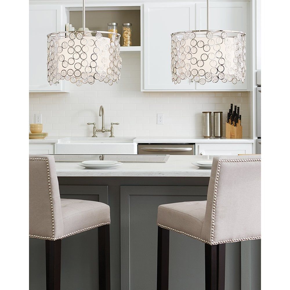 Feiss FE/LEXI/P Lexi 3 Light Pendant